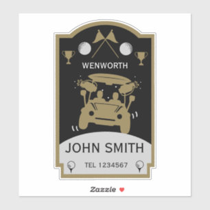 Funny Golf Geschenk für Anfänger Aufkleber