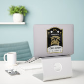 Funny Golf Geschenk für Anfänger Aufkleber (Laptop auf Schreibtisch)