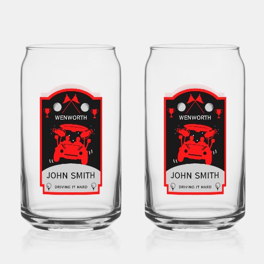 Funny Golf Geschenk für Anfänger Dosenglas (Vorderseite)