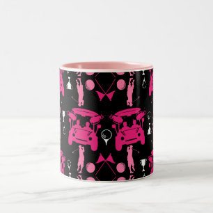 Funny Golf Geschenk für Anfänger Zweifarbige Tasse