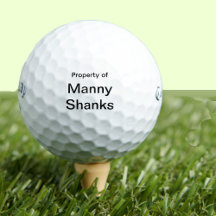Funny Golf Geschenk Witz Name Manny Shanks