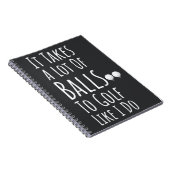 Funny Golf Geschenke für Ihm Ehemann Boyfriend Vat Notizblock (Rechte Seite)