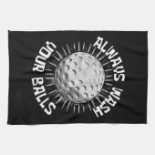 Funny Golf Geschirrtuch (Horizontal)
