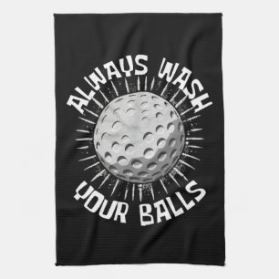 Funny Golf Geschirrtuch