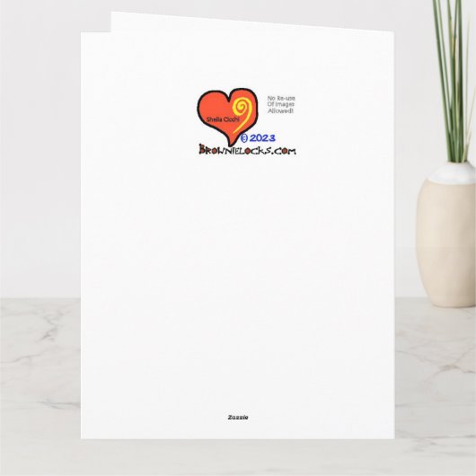 Funny Golf Get Well Card Karte (Rückseite)