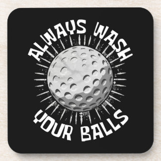 Funny Golf Getränkeuntersetzer
