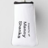 Funny Golf Gift Joke Name Manny Shanks Headcover (Rotieren 90)