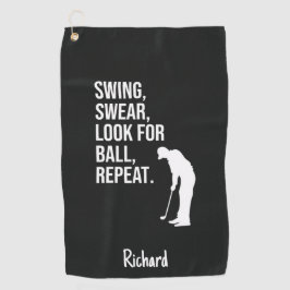 Funny Golf Gifts For Guys Men Humorous Hilarious  Golfhandtuch