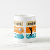Funny Golf Grab Your Balls ID963 Kaffeetasse (Mittel)