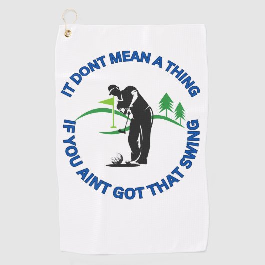 Funny Golf Handtuch für Männer (Vorderseite)