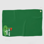 Funny Golf Handtuch - "Ich Stach das" Custom Desig (Horizontal)