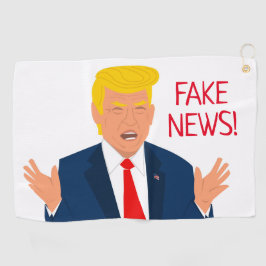 Funny Golf Handtuchgeschenk mit Donald Trump Carto Golfhandtuch