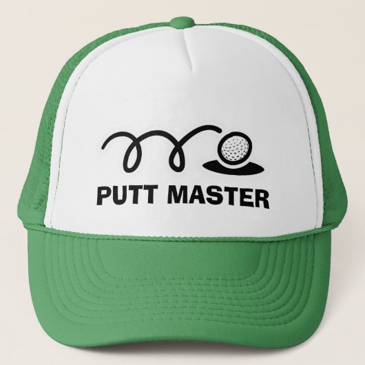 Funny golf hats | Putt Master Truckerkappe (Vorderseite)