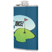 Funny Golf Juice Birdy Celebration Moderne Flachmann (Links)