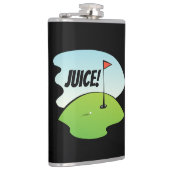 Funny Golf Juice Birdy Celebration Moderne Flachmann (Rechts)