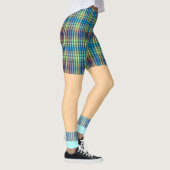 Funny golf kurze Socken karierte Muster Leggings (Rechts)