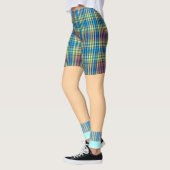 Funny golf kurze Socken karierte Muster Leggings (Links)