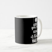 Funny Golf Love Golfing Golfer  Kaffeetasse (VorderseiteRechts)