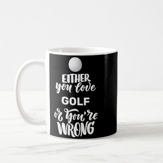 Funny Golf Love Golfing Golfer  Kaffeetasse (Links)