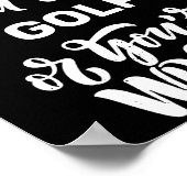 Funny Golf Love Golfing Golfer  Poster (Ecke)