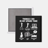 Funny Golf Lover Coach Gifts Dad Grandpa Golfer Magnet (Vorderseite/Rückseite)