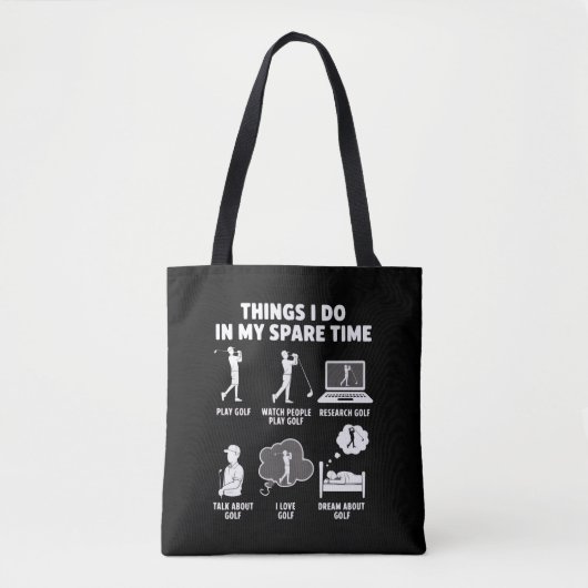 Funny Golf Lover Coach Gifts Dad Grandpa Golfer Tasche (Vorderseite)