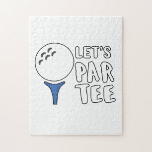 Funny Golf Lover Geschenk Par T-Shirt Golf Geschen Puzzle