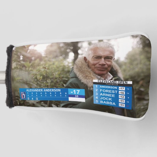 Funny Golf News 🏌️ 40. 50. 60. Men Birthday Golf Headcover (Vorderseite)