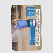 Funny Golf News  ️ 40. 50. 60. Men Birthday Golfhandtuch (Vorderseite)