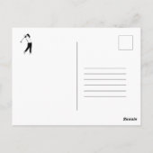 Funny Golf News ️ 40. 50. 60. Men Birthday Postkarte (Rückseite)