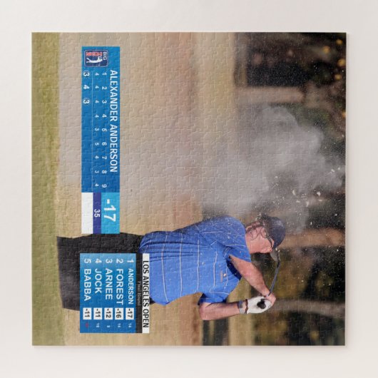 Funny Golf News 🏌️ 40. 50. 60. Men Birthday Puzzle (Horizontal)