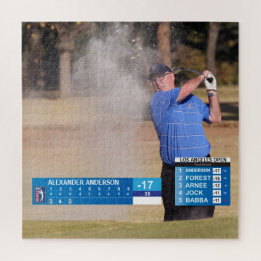 Funny Golf News 🏌️ 40. 50. 60. Men Birthday Puzzle