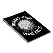 Funny Golf Notizblock (Rechte Seite)
