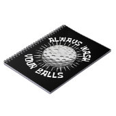 Funny Golf Notizblock (Linke Seite)
