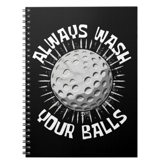 Funny Golf Notizblock (Vorderseite)