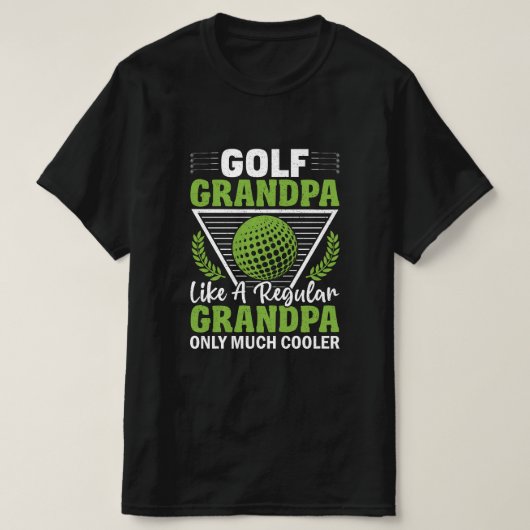 Funny Golf Opa T - Shirt (Design vorne)