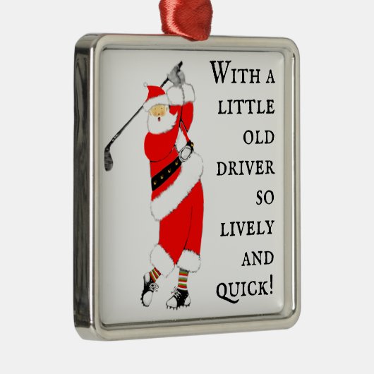 Funny Golf Ornament Aus Metall (Rechts)