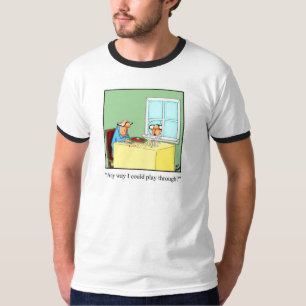 Funny Golf "Play Through" Spaß Tee Shirt
