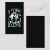 Funny Golf Player Lucky Golf Swing Skill Joke Visitenkarte (Vorne/Hinten)