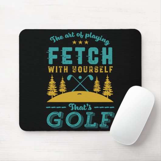 Funny Golf Player Quote Golfers Love Golfing Srt Mousepad (Mit Mouse)