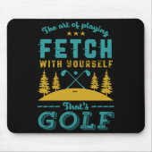 Funny Golf Player Quote Golfers Love Golfing Srt Mousepad (Vorne)