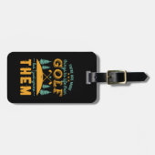 Funny Golf Player Sports and Golfspielen Sarcasm S Gepäckanhänger (Vorderseite horizontal)