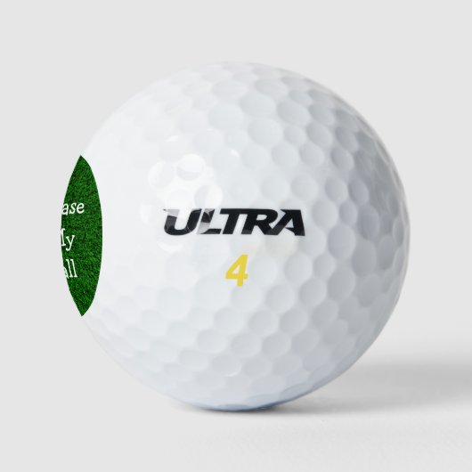 Funny Golf Prayer Golfball (Logo)