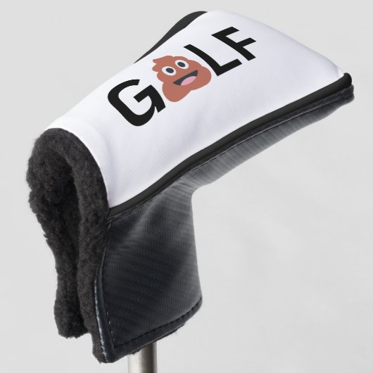 Funny Golf Putter Cover Headcover (3/4 Vorderseite)