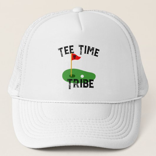 Funny Golf Quotes Pub T-Shirt Time Tribe Golf Hat Truckerkappe (Vorderseite)