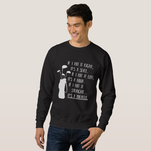 Funny Golf Redewendungen Funny Golfspielen Sweatshirt (Vorne ganz)