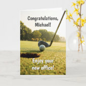 Funny Golf Retirement Card Karte (Gelbe Blume)