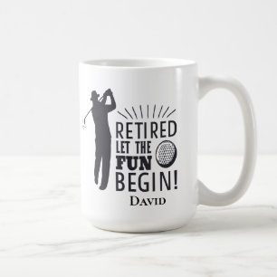 Funny Golf Retirement - Lass the Fun Begin Kaffeetasse
