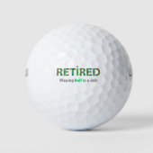 Funny Golf Rufer Golfer Cooles Zitat Golfball (Vorderseite)