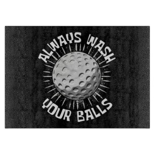 Funny Golf Schneidebrett